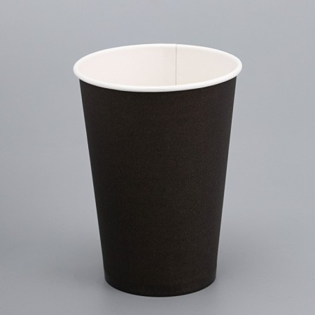 Black glass glass 400 ml, diameter 90 mm