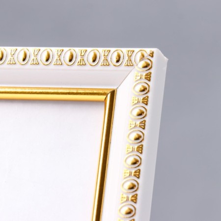 Photo frame plastic 15x21 cm white (981)-3
