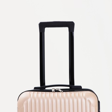 Small suitcase 20 ", lightning department, code castle, beige color-5