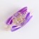 Hair crab with textile decor "The most beautiful", 6 x 3.8 x 3.2 cm