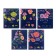 A notebook of 96 sheets in a cage, cover coated cardboard, selective UV-psy with sparkles, block offset, mix