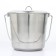 A bucket with a lid, 10 l, a measured scale, stainless steel