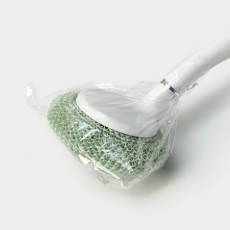 Washing dishes with a plastic sponge Raccoon Breeze, 30 × 6 cm-5
