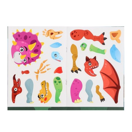A cheerful designer with dinosaur stickers-4