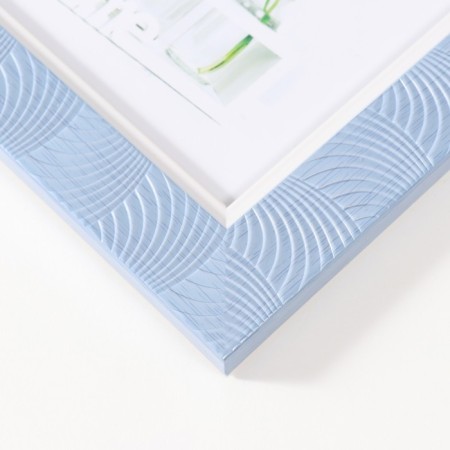 Photo frame plastic 15x20 cm "arc" blue 25.3x20.5 cm-2