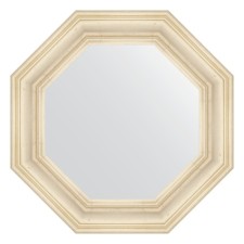 Зеркало в багетной раме, травленое серебро 99 мм, 64x64 см