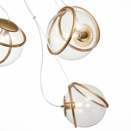 Suspension lamp ST LUCE. SL1181.313.03. Acerra. 3x40 watts, e27, 25x25 cm, brass color-4