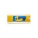 Nozzle for mop, flat microfiber, yellow/white color, 40 cm, set with a holder