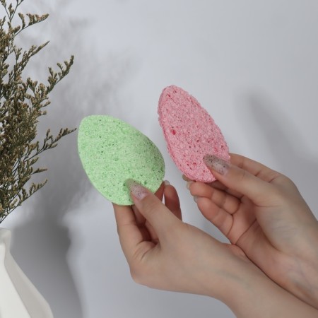 Set of sponge for washing "drop", 9.5 × 7 cm, 2 pcs, color mix-2