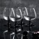 A set of glass glasses for cognac "Domino", 410 ml, 4 pcs