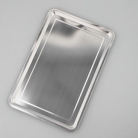 Stainless steel tray 59.5 × 39.5 × 1.5 cm-1