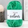 Yarn "Velour" 100% micropoliester 170m/100g (856 emerald)