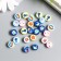 Beads for creativity PVC "Pictures" set 25 pcs mix 0.5x0.9x0.9 cm
