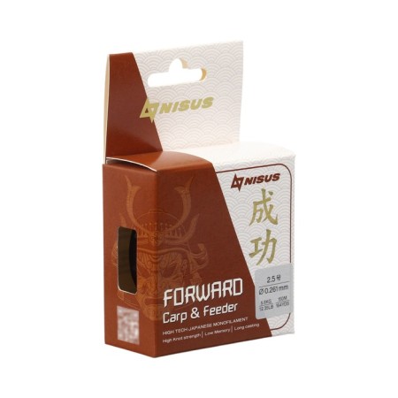 Nisus Forward Carp & Feeder, diameter 0.261 mm, test 5.6 kg, 150 m, brown-2
