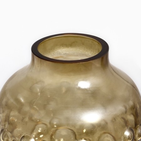 Vase for flowers "Malva" from dark transparent glass 30 x 15 x 15 cm-2