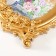 Photo frame plastic 13x18 cm "Tenderness of roses" gold 16.5x24 cm