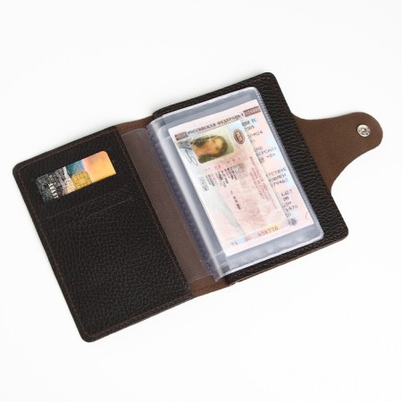 Cover for autoDocations and passports on the button, textura, color-5