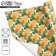 Glossy packaging paper “Bright tangerines”, 50 x 70 cm, New Year