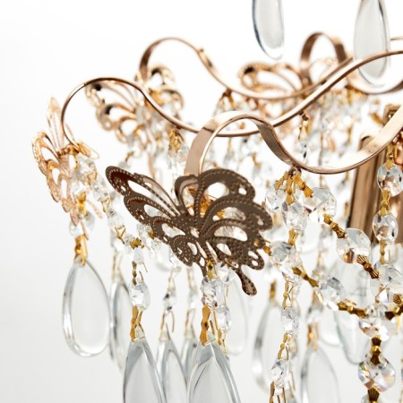 Polina chandelier 5x60W E14 gold 50x50x41cm SVK-8