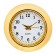 Quartz clock, D-2.5 cm, LQ377A, discrete move, gold