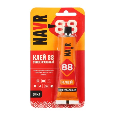 Universal glue "NAVR 88", blist 12 pcs, 30 ml