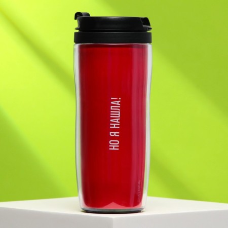 Thermost man with the insert “But I found!”, 350 ml-1