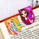 Magnetic tabs on the substrate "Be beautiful and smart", 6 pcs