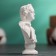 Bust "Emperor Peter I" Bely, 4.5x2x6.5cm