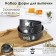 A set of baking forms “Elin. Circle ”, 3 subjects: D = 18/20/22x6.5 cm, removable bottom, anti -stick coating, black color