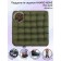 Pillow on the seat, size 40x40 cm, khaki color