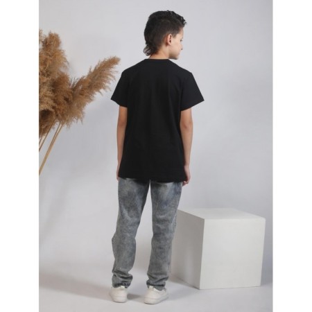 Teenage t -shirt, size 36, black color-3