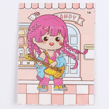 Diamond embroidery with partial filling "Mom", 13.7 × 18.3 cm, cardboard-2