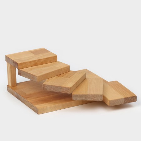 Board for feeding with catwalks, a storyteller 28 × 19.5 × 11cm, birch-10