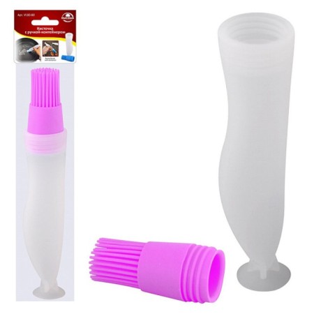A brush with a mullet-consteler handle, silicone, 40 ml