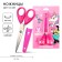Baby scissors 13 cm, with a protective cap, "unicorn", Minnie Mouse