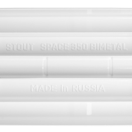 Bimetallic radiator Stout Space 350, 350 x 90 mm, 10 sections-7