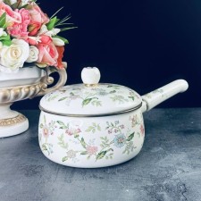 Bucket Lenardi Magnolia, with a lid, 2.8 l, 18 cm