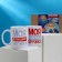 Gift set of mugs sublimation "for home and office", 2 circles of 320 ml, with application