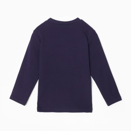 Longslit for the boy, the color is dark blue, height 98 cm-3