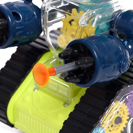Robot with gelates "minibot", Russian voiceing, light effects, green color-4