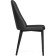 Stool on a metal frame hairdryer r metal/eco -leather, black/black 46x56x91 cm