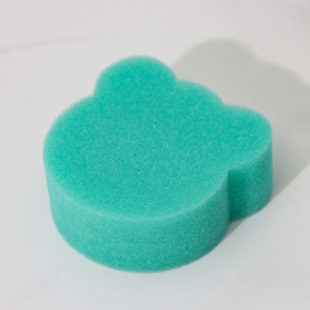 Body sponge "Bear", 9 × 9 cm, color mix-3