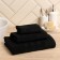 Trick Lovelife "Square" 30x60 cm, black color, 100% cotton, 380 g/m2