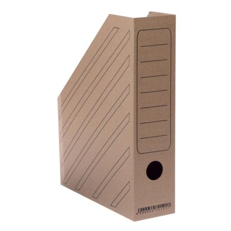 A4 storage, archive from microhofrotcard Calligrata, 75 mm, up to 700 l, brown-1