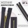 Metal zipper, No. 4, non -proceeding, automatic lock, 14 cm, gray/gold color