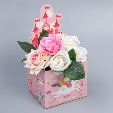 Boxes for mini bouquets "Princess", 12 × 20 × 10 cm-3