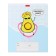 Notebook of 12 sheets in the "Fun Avocado" line, covered Cardboard, OFSET block, mix