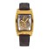 Men's wrist watches, dial 5.1 x 3.4 cm, strap L-26 cm, 3 atm, black