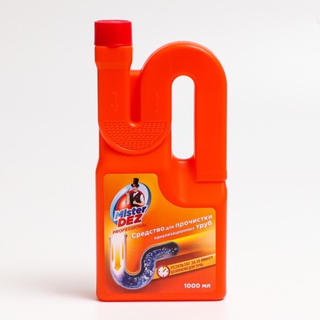 The remedy for cleaning the sewer pipes Mister Dez "Professional", gel, 1l