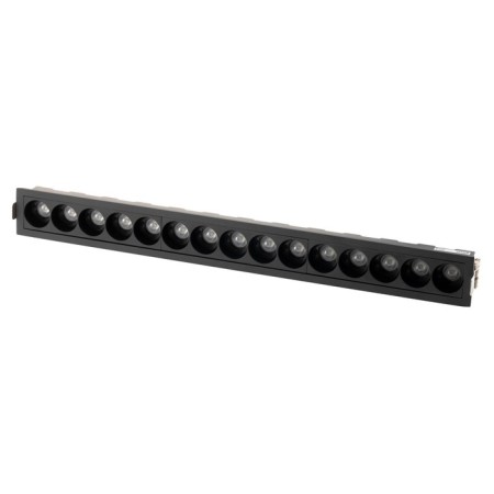 Introductive lamp, Artin, rectangular 414x45x555mm LED 30W 2400LM 4200K Al Black 59941-1